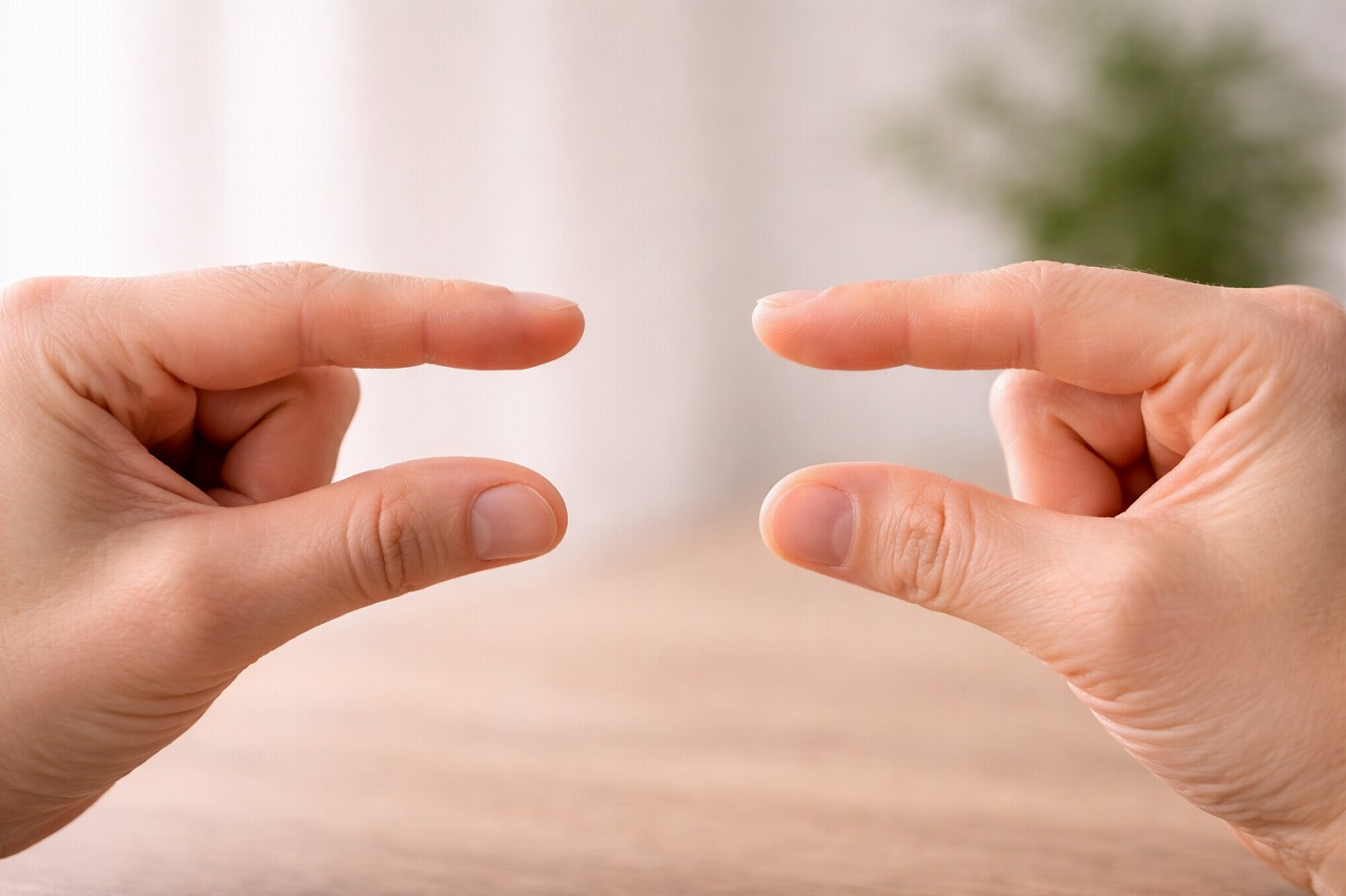 定規なしで6センチを測る方法