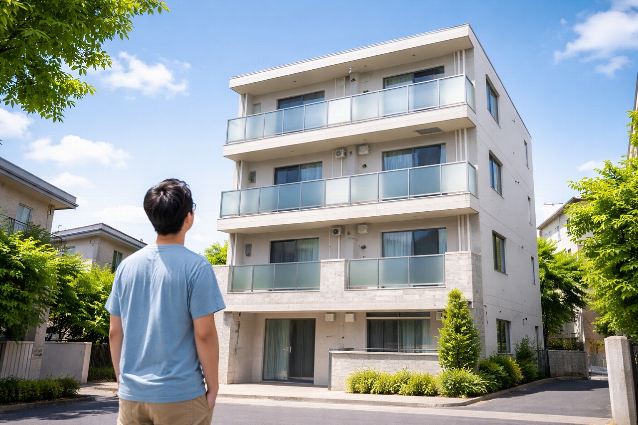 建物で見る10メートルの高さ
