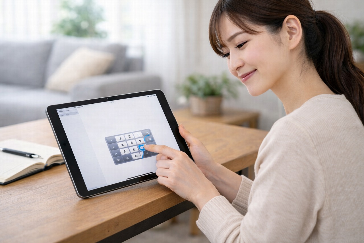 ipad フリック入力まとめ