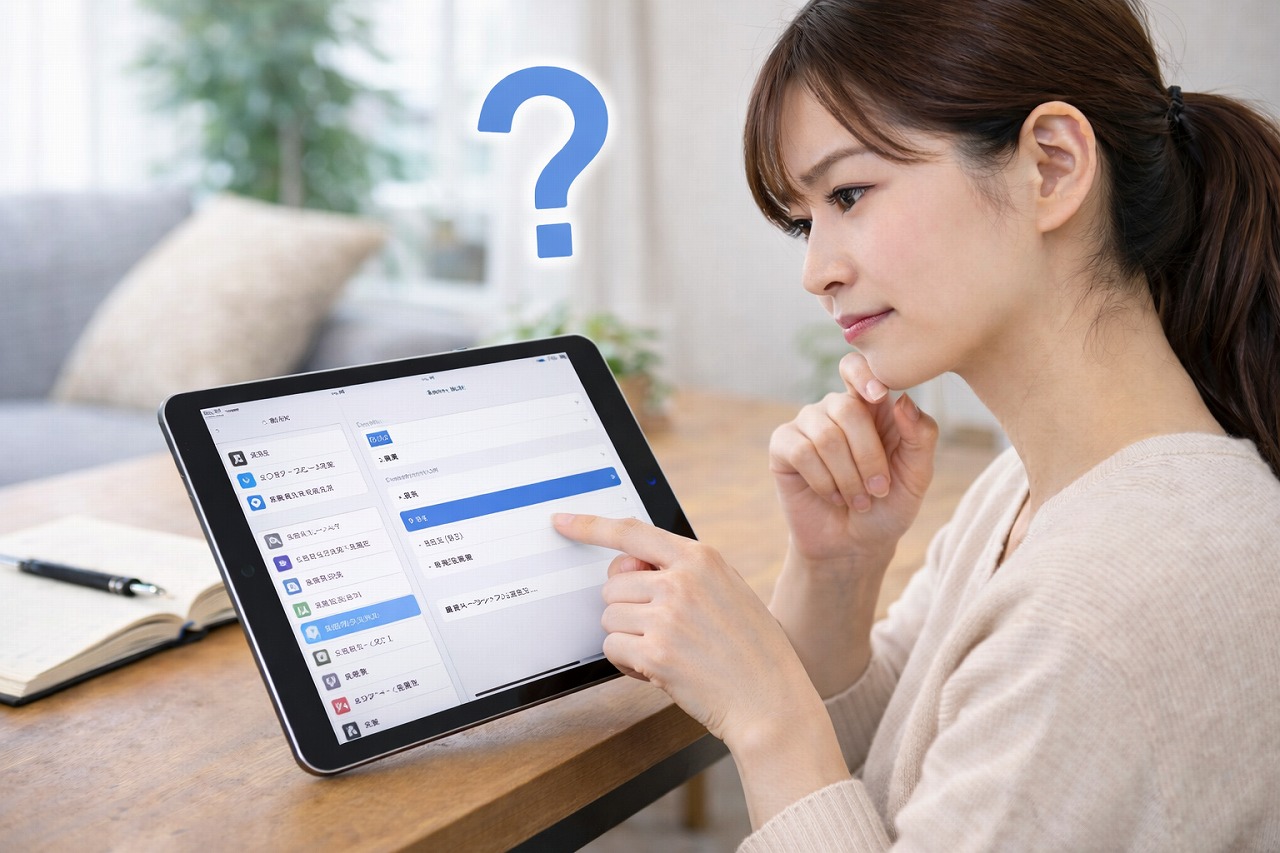 ipad フリック入力