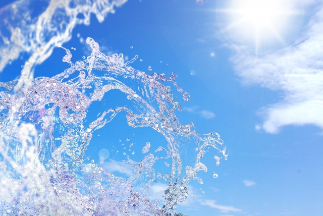 水しぶき