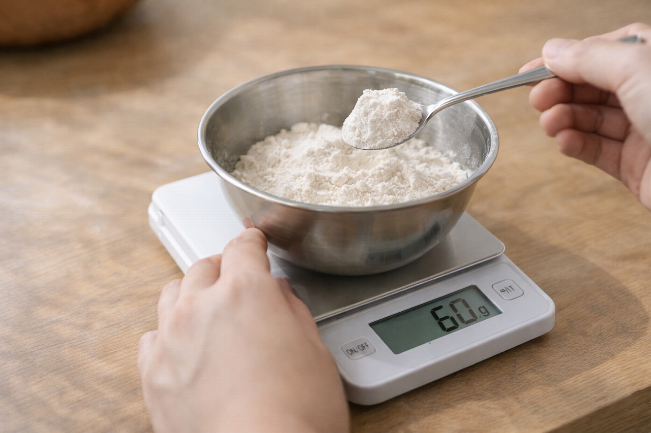 料理で間違えないためのmlとgの正しい使い分け