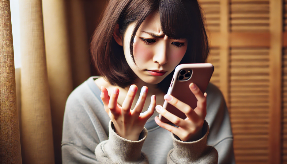 スマホーイライラ