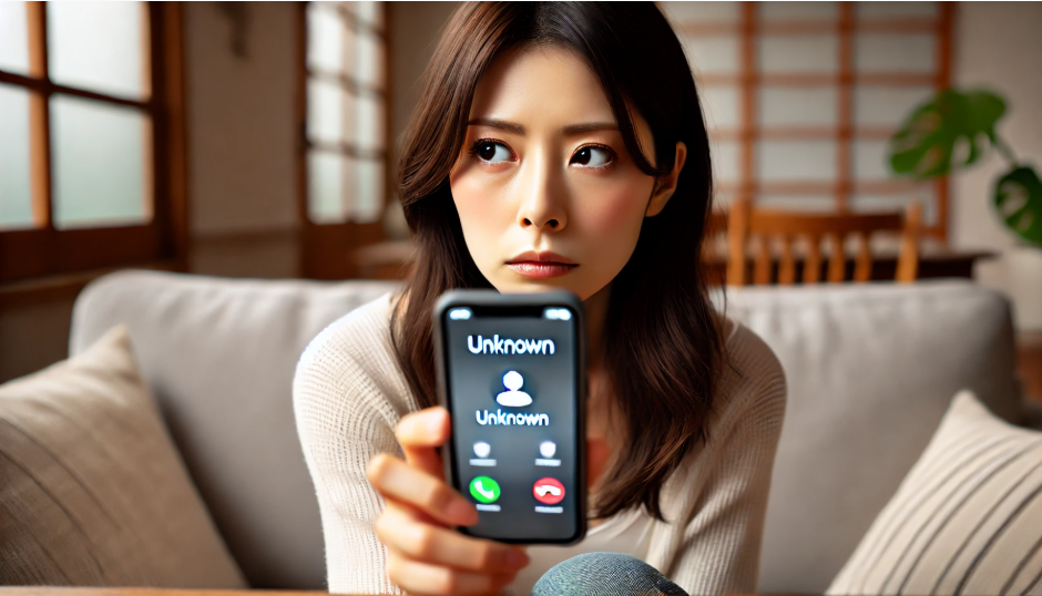 怪しい電話