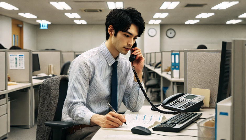 企業の電話