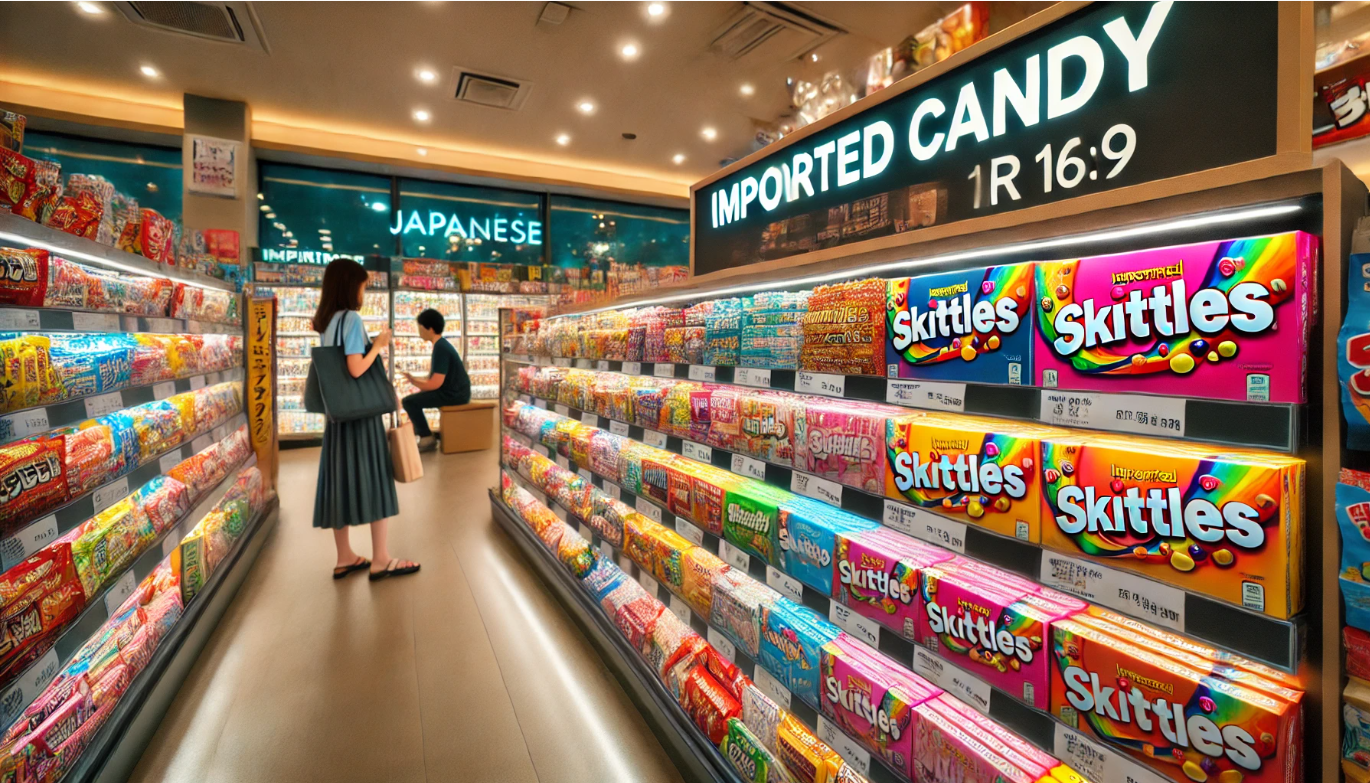 スキットルズ売り場