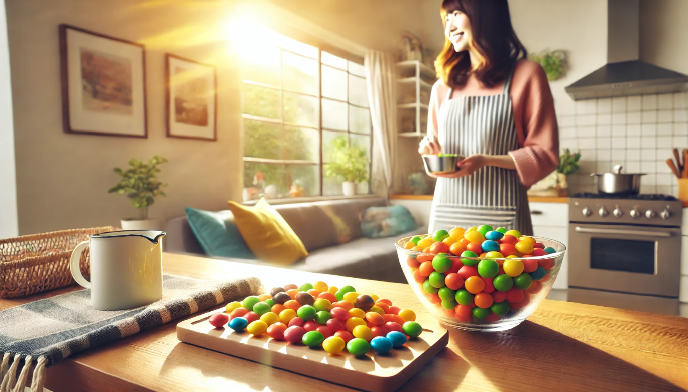 スキットルズ食べ方