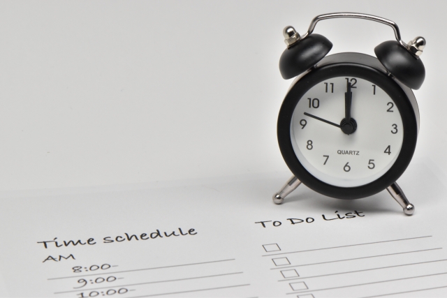 タイムスケジュール