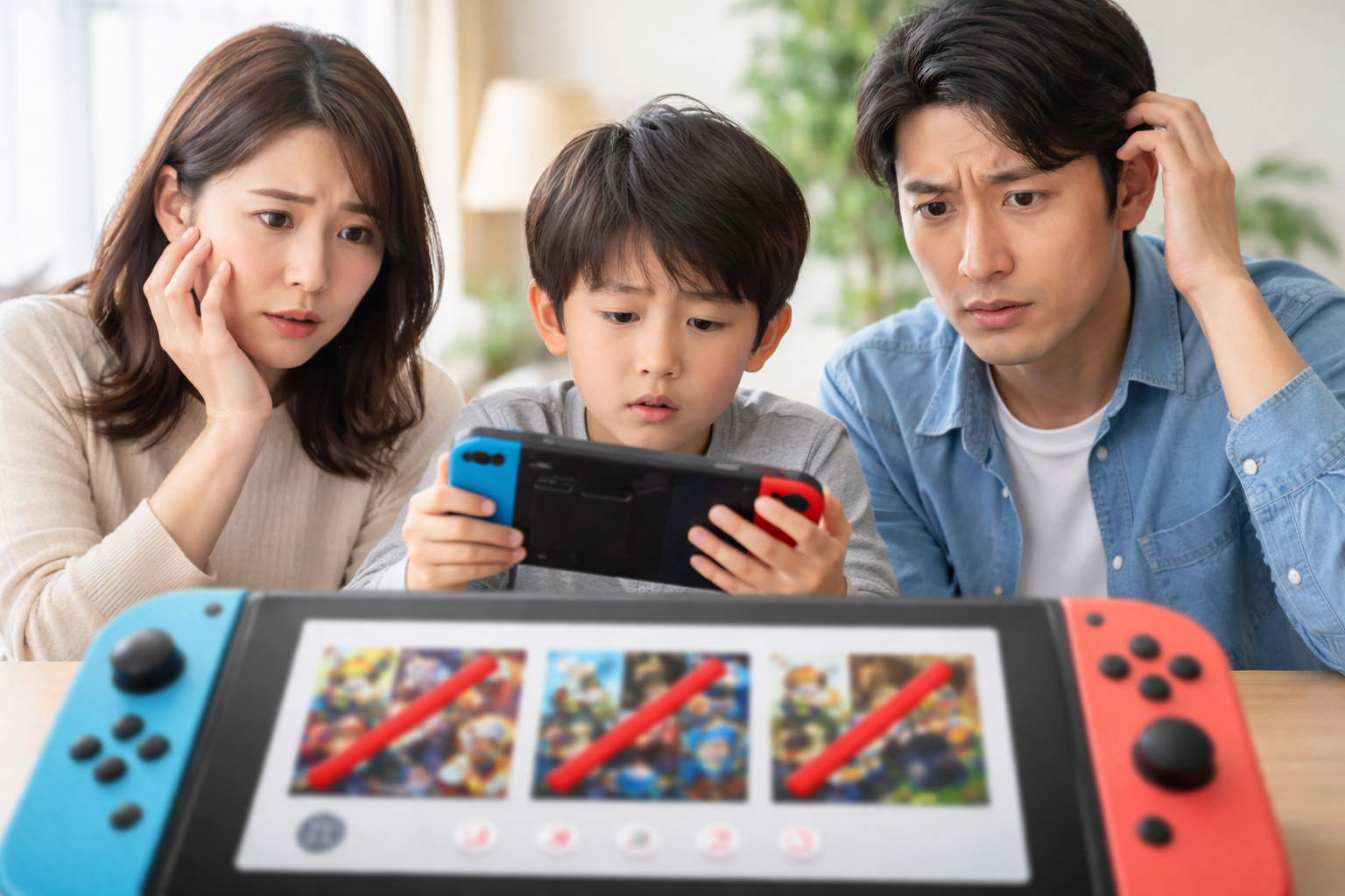 Switch赤いライン