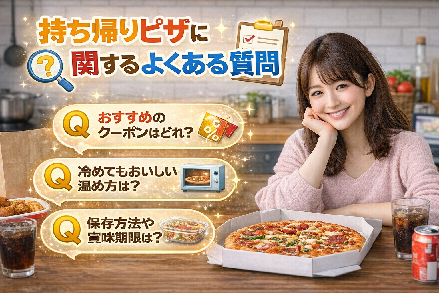 持ち帰りピザに関するよくある質問