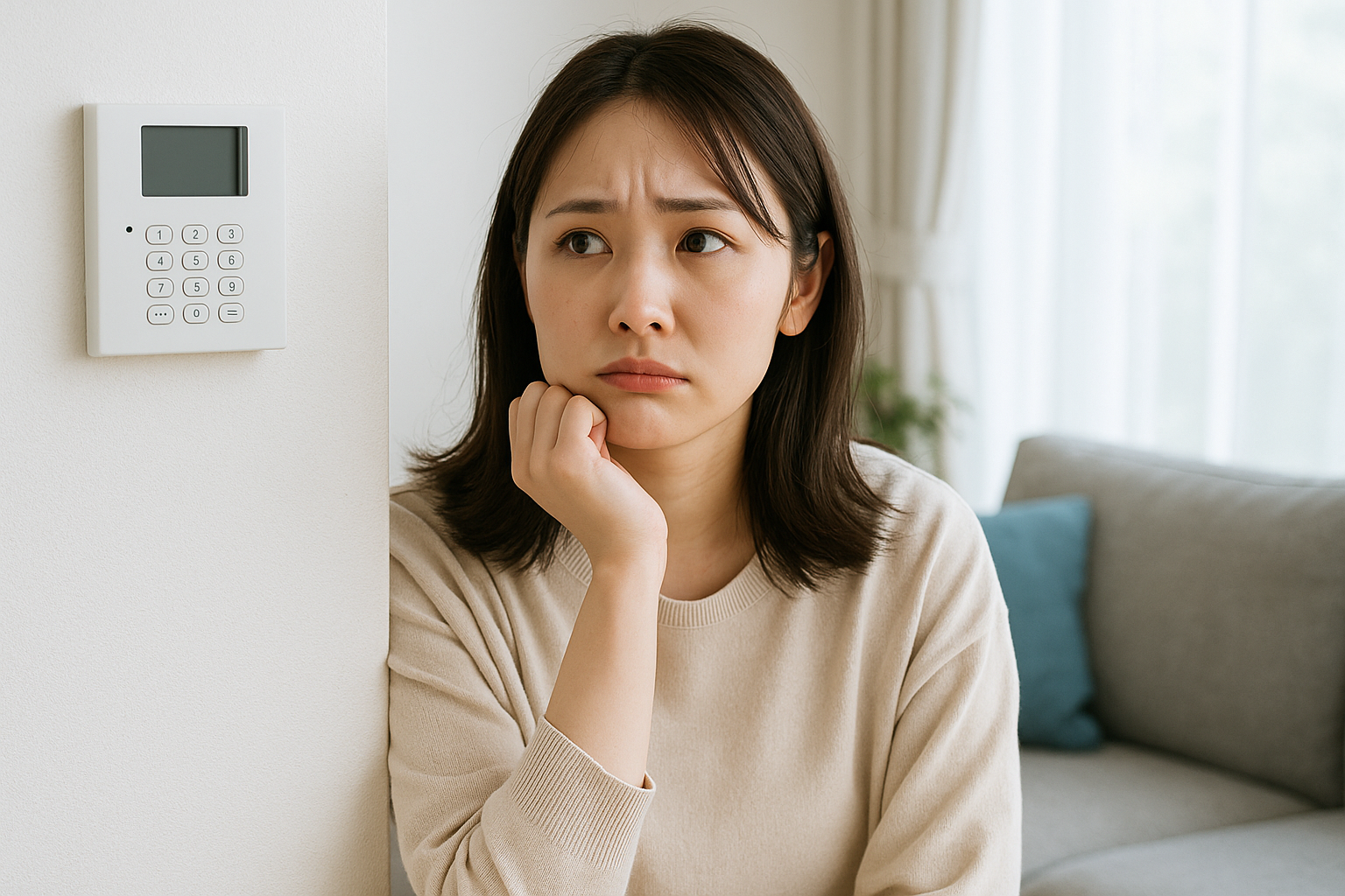 悩んでいる女性