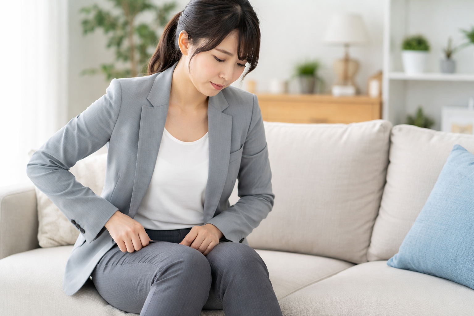 スーツがきつい