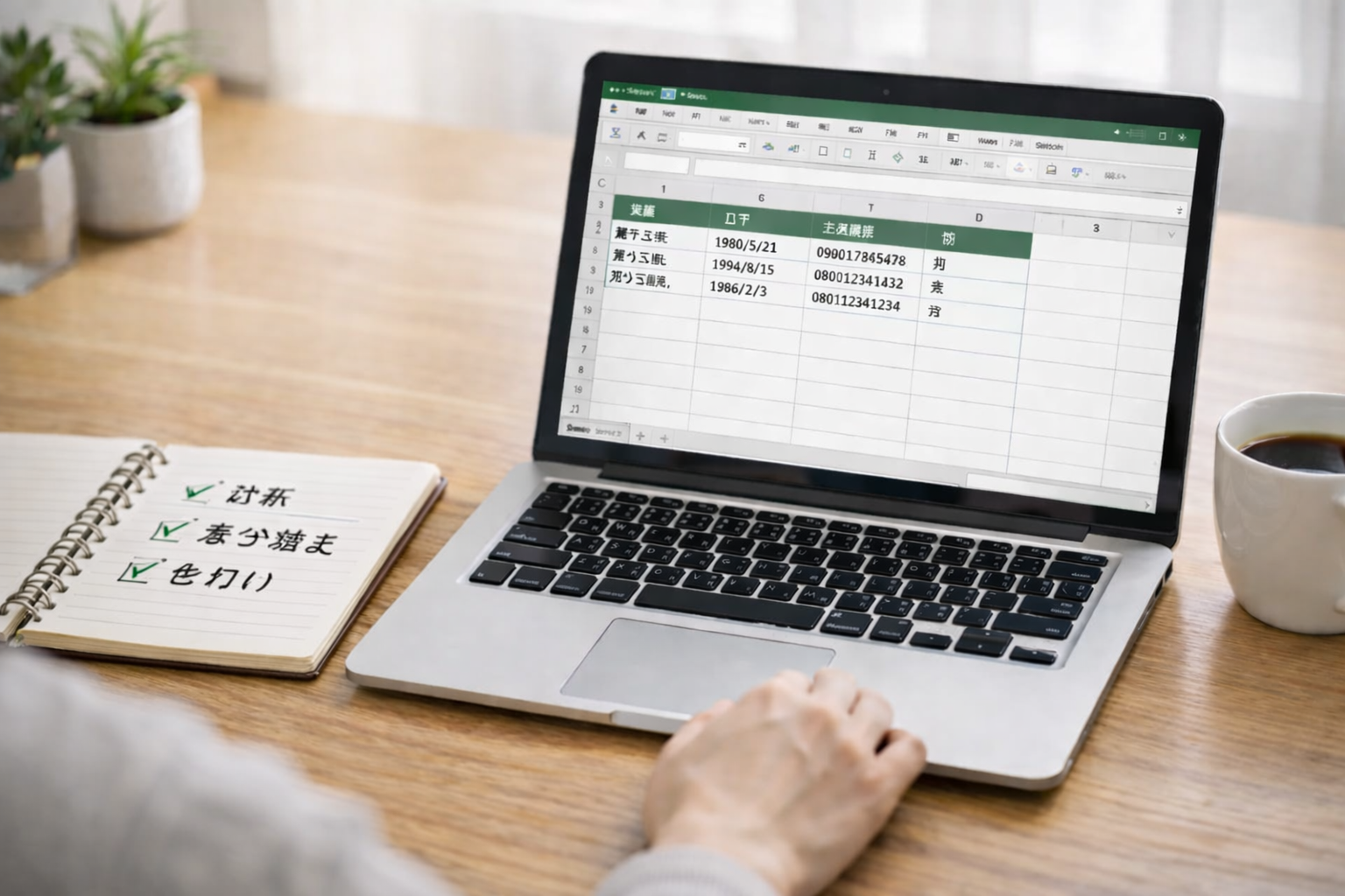 テキストをエクセルに変換する理由