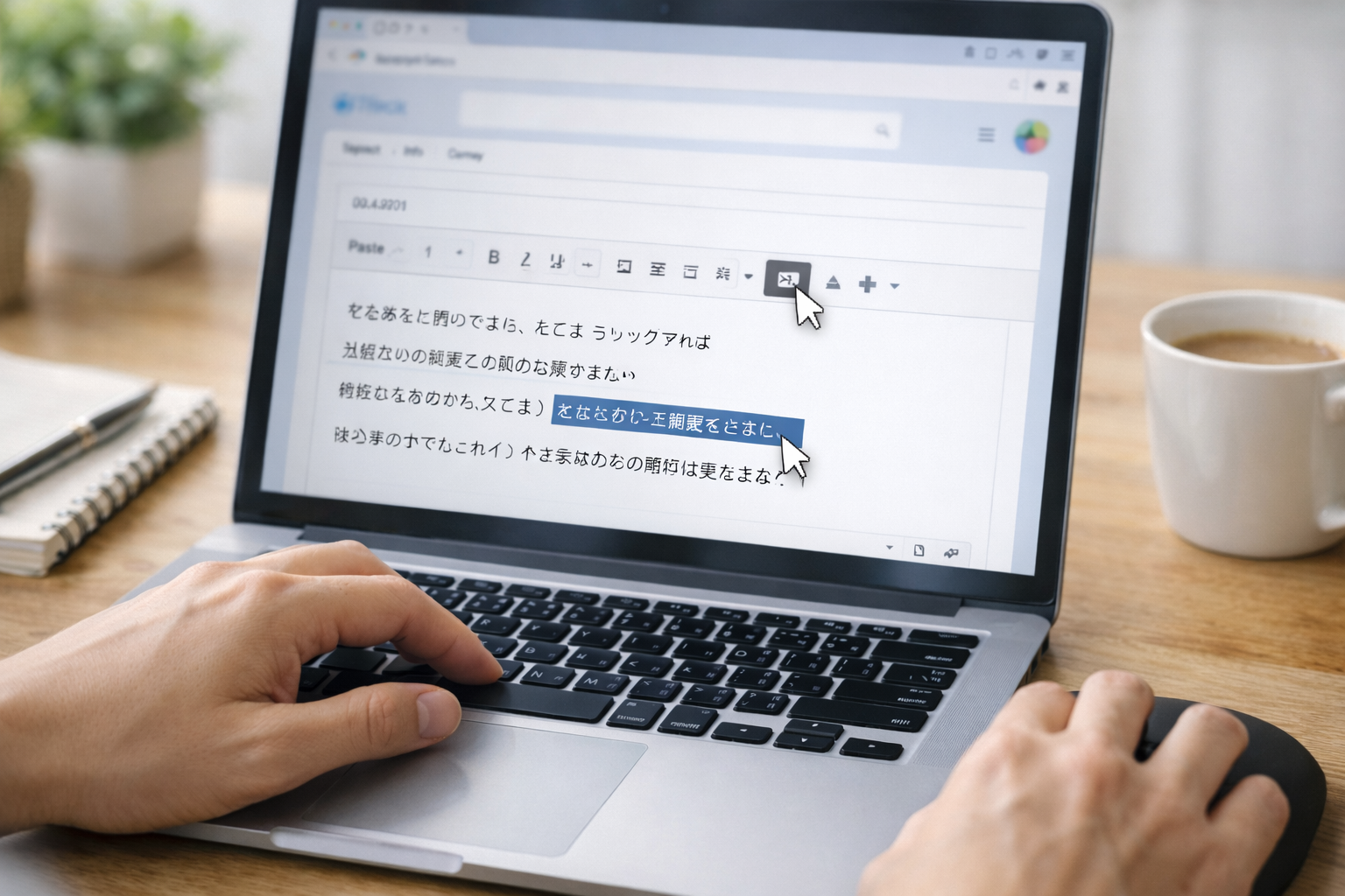 文字リンクを使った見やすい貼り付け方法