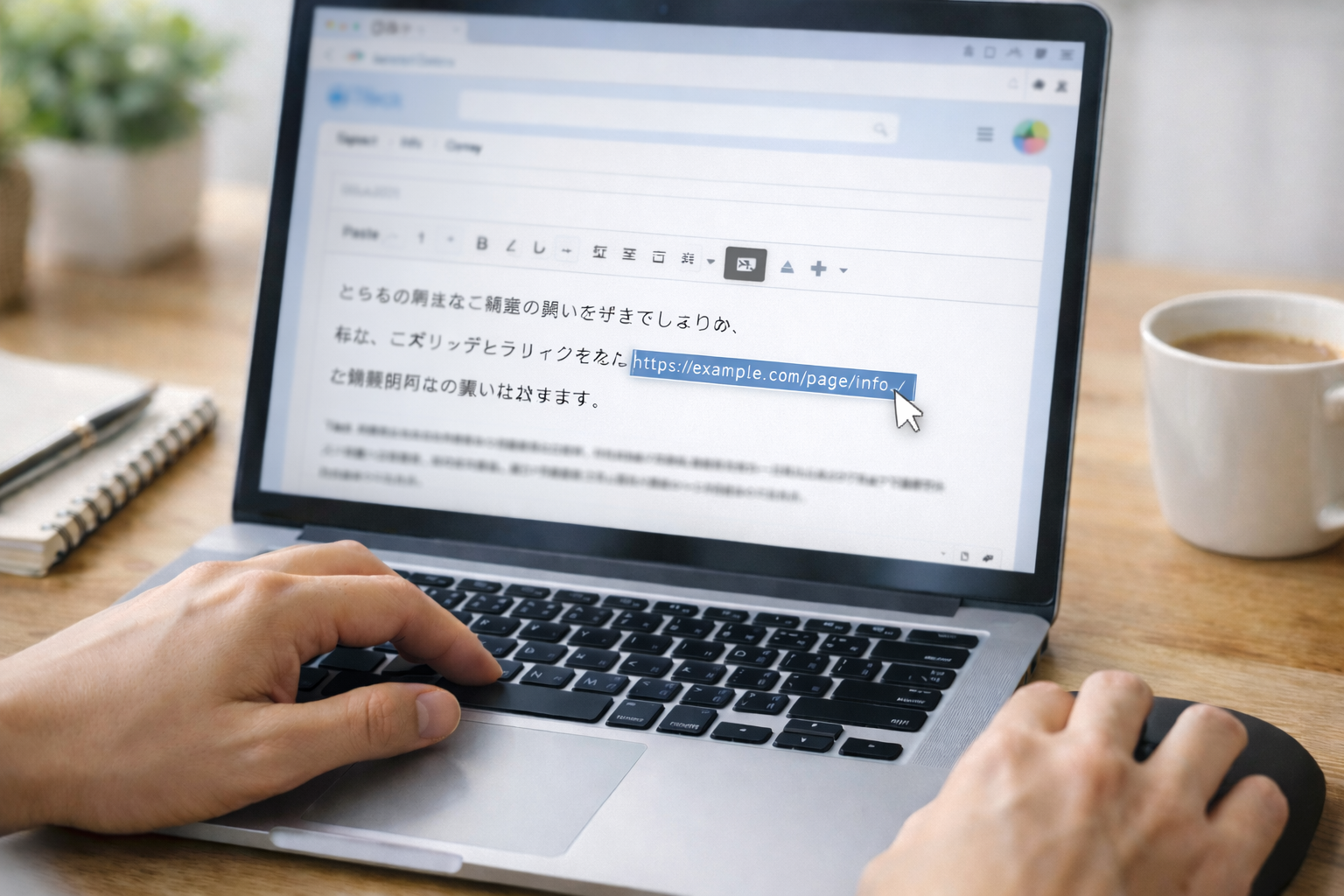 リンクをメールに貼るときの注意点とよくある失敗