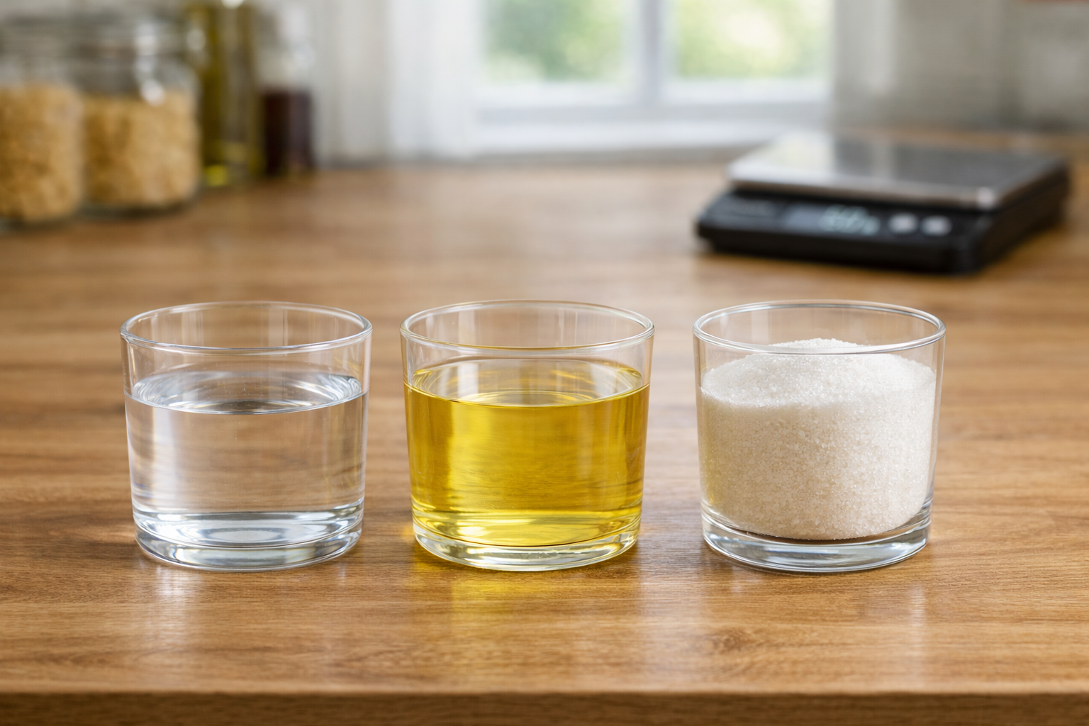 グラムからミリリットルに換算できる基本ルール