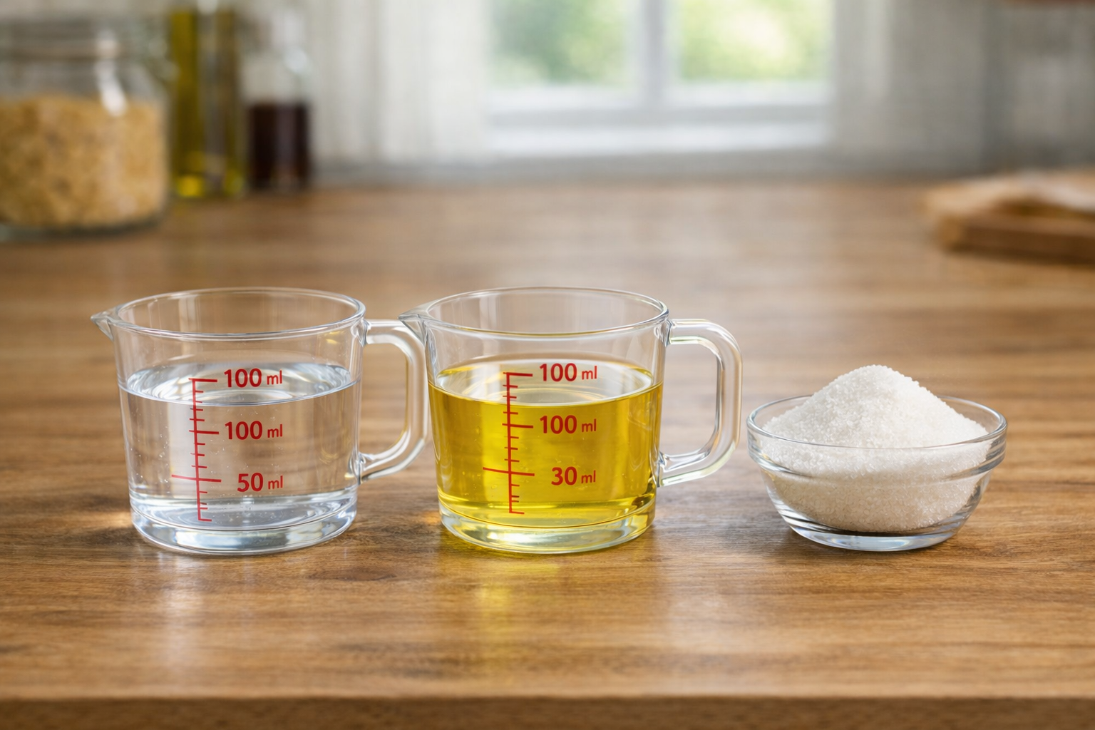 【具体例】水・油・砂糖で換算するとどうなる？