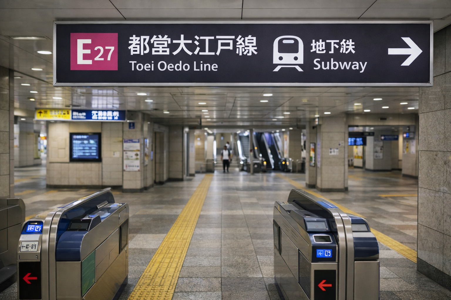 大江戸線乗り換え