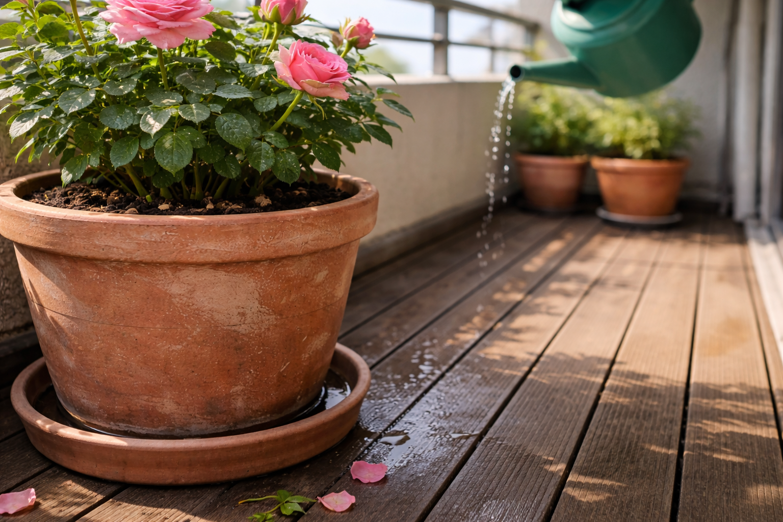 マンションでバラを育てる際の注意点