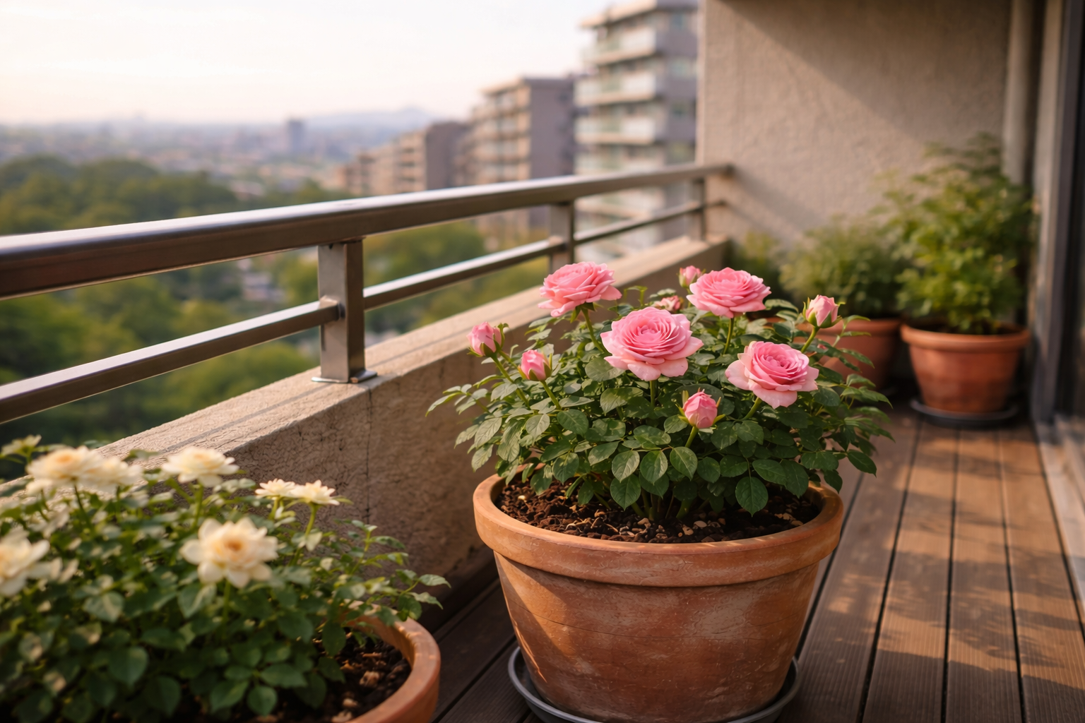ベランダでも育てやすいバラの選び方
