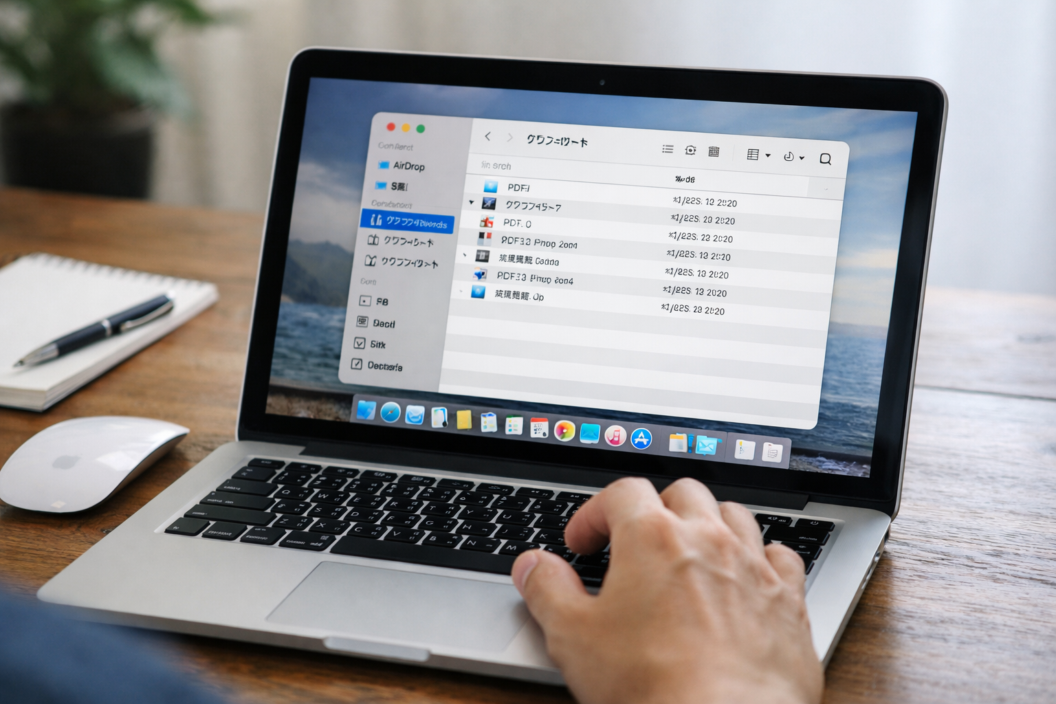 MacBookでダウンロードしたファイルは基本的にどこに保存される？