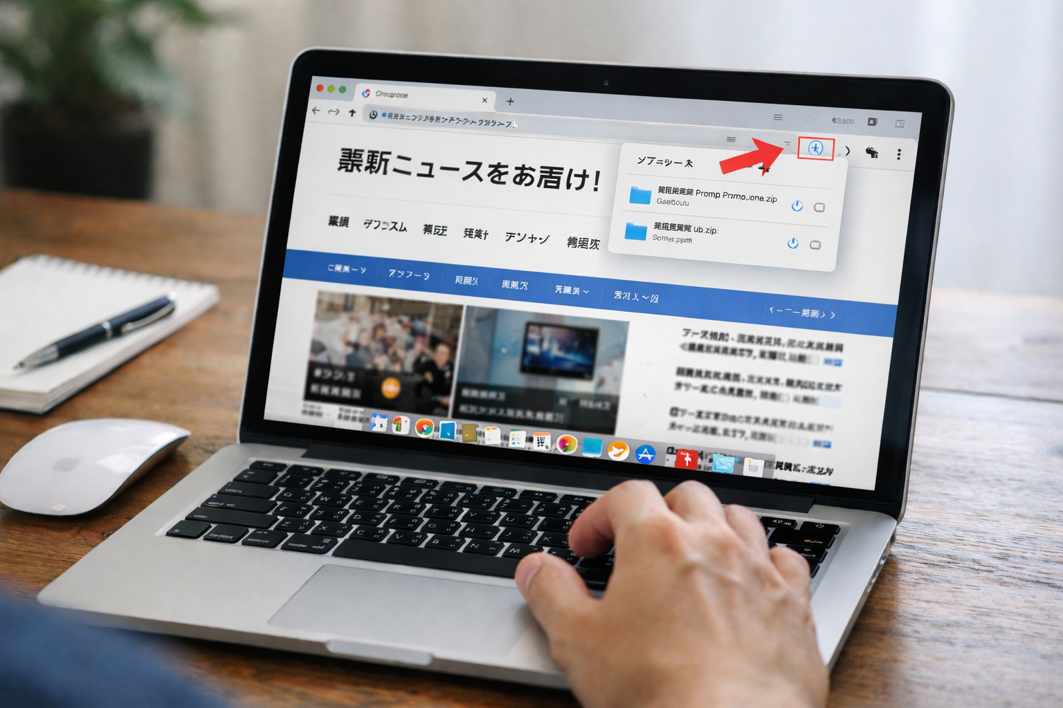 Chromeでダウンロードしたファイルはどこに行く？