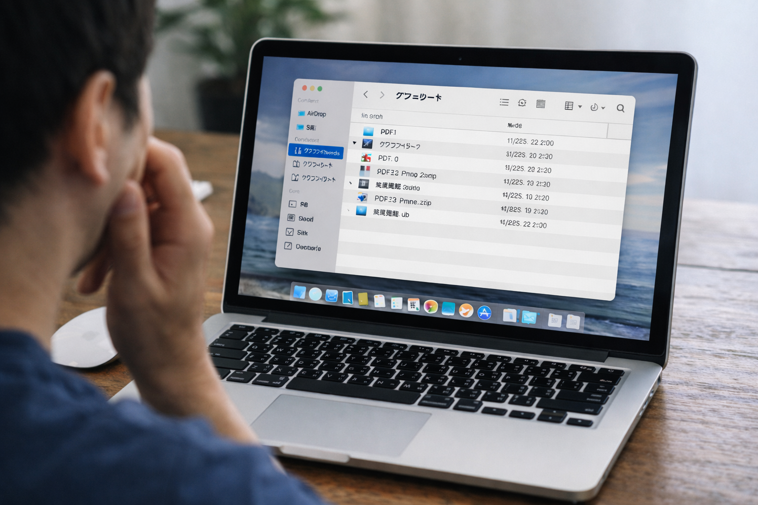 MacBookでダウンロードしたはずのファイルが見つからない原因