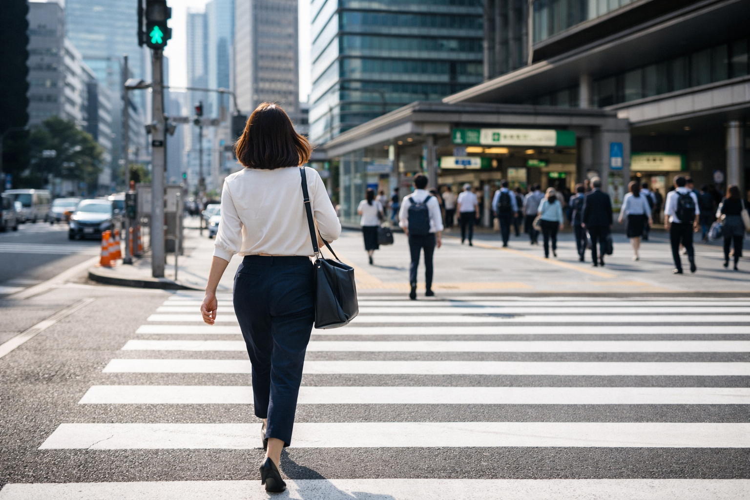 シーン別｜女性が1キロ歩くときの時間感覚