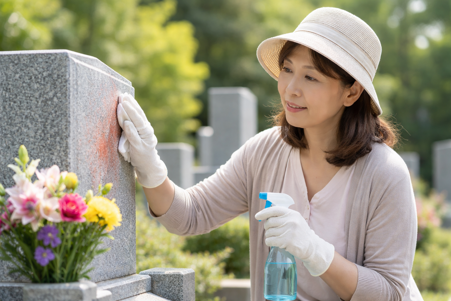 墓石掃除