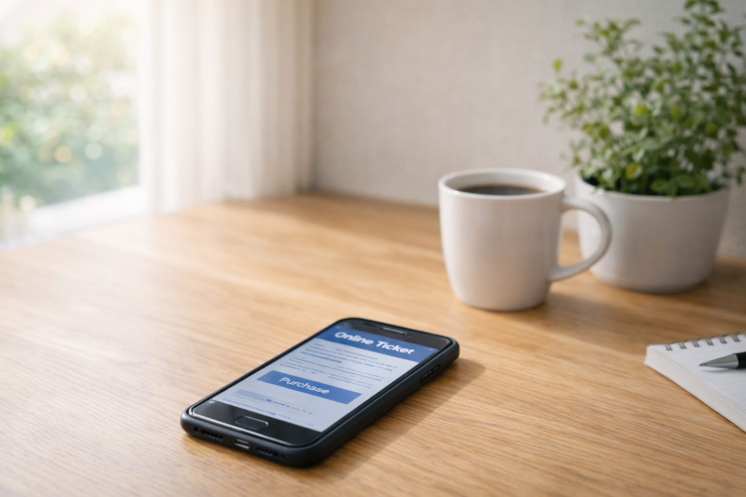 スマホとコーヒー