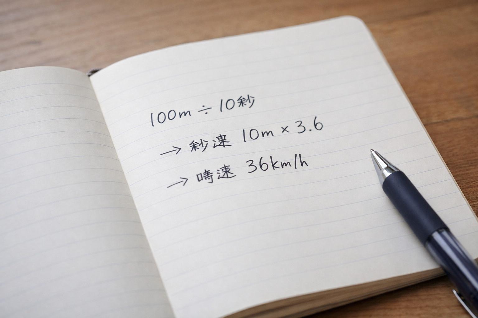 100m10秒の計算方法をわかりやすく解説